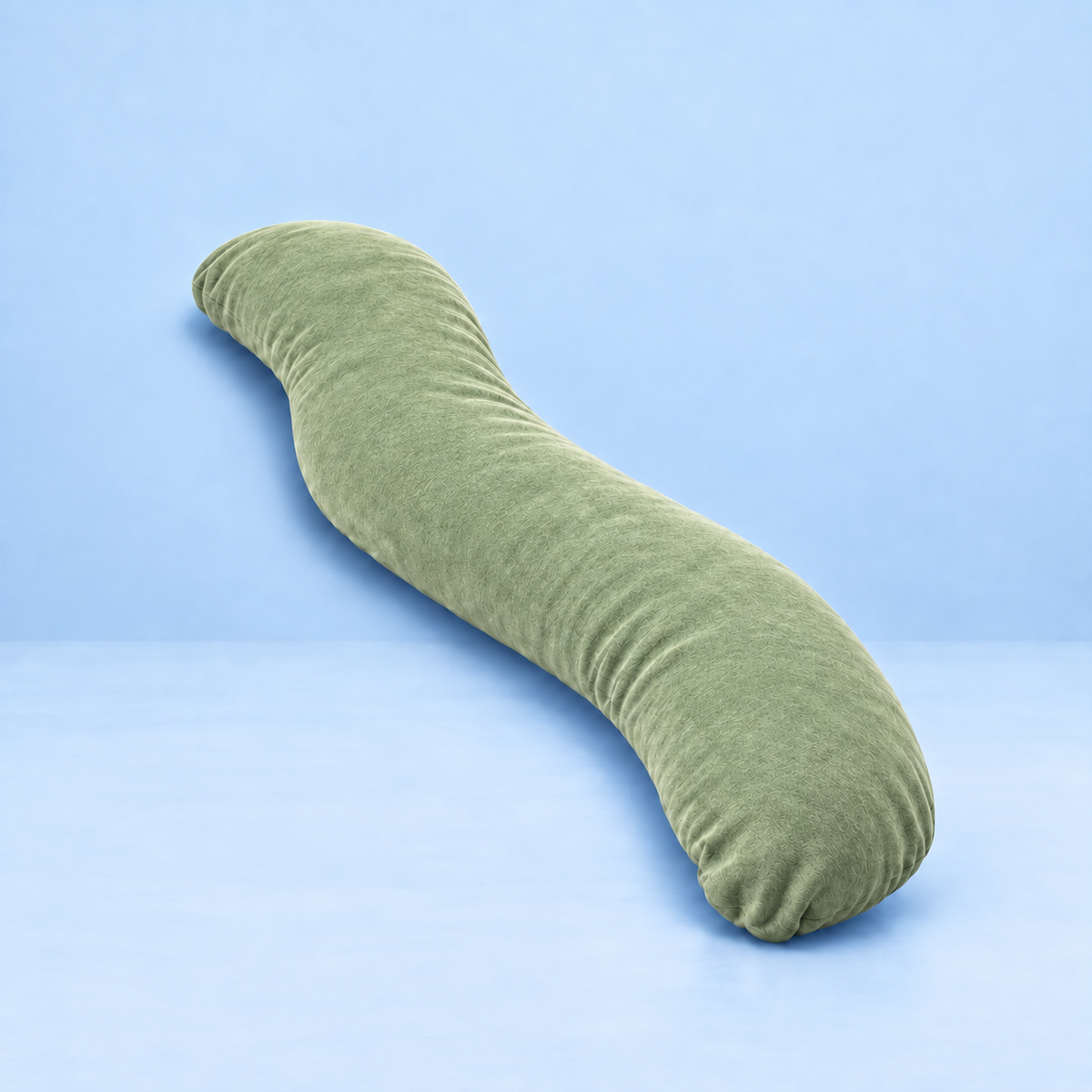 Full body pillow green