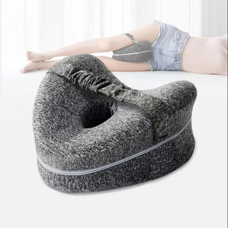 Memory foam knee pillow