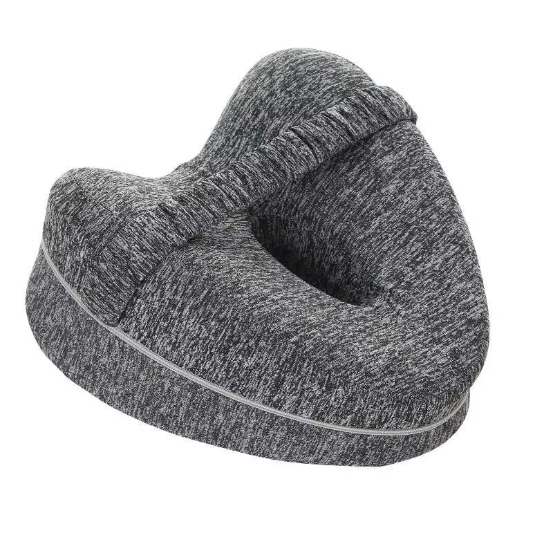Knee pillow in use