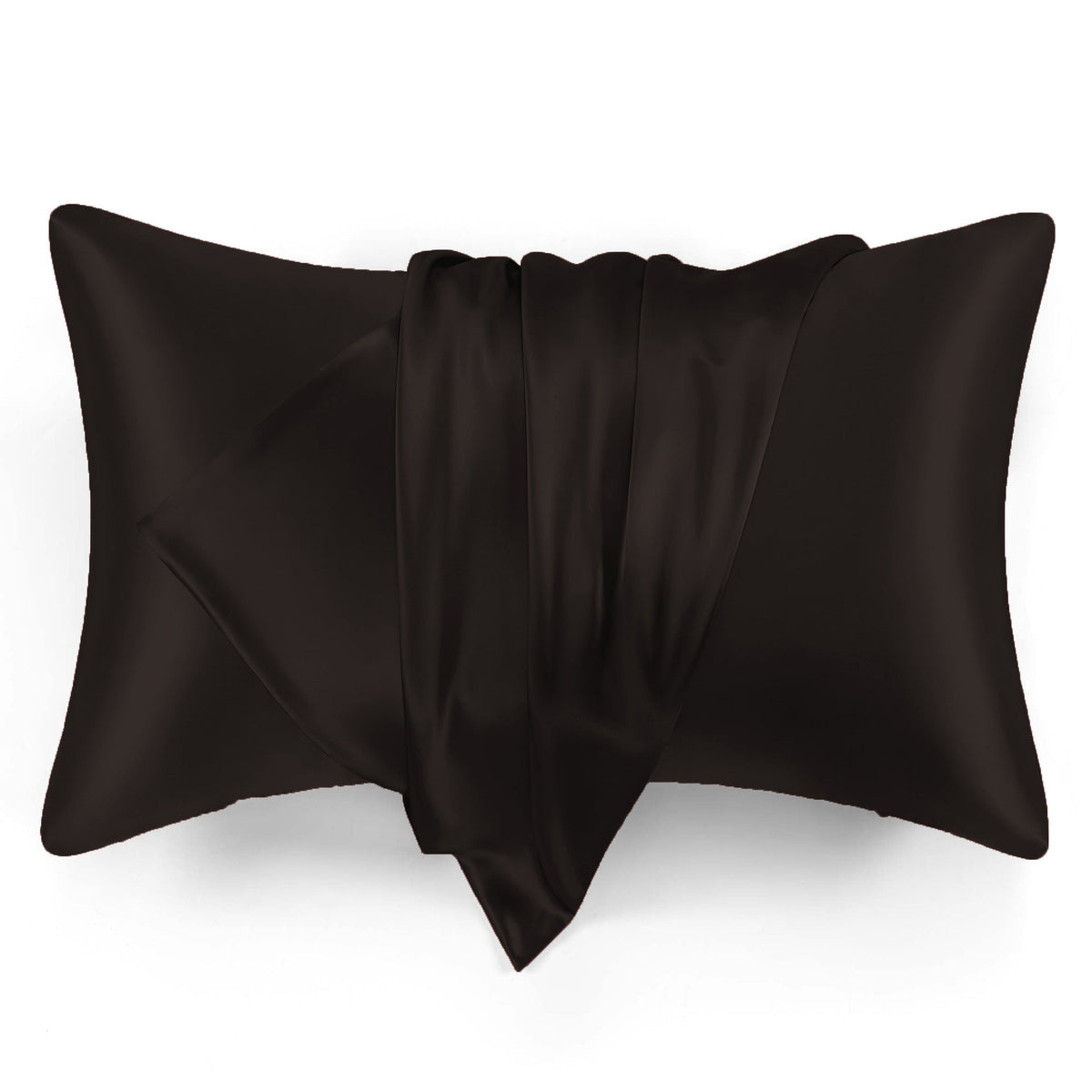 Mulberry silk pillowcase black