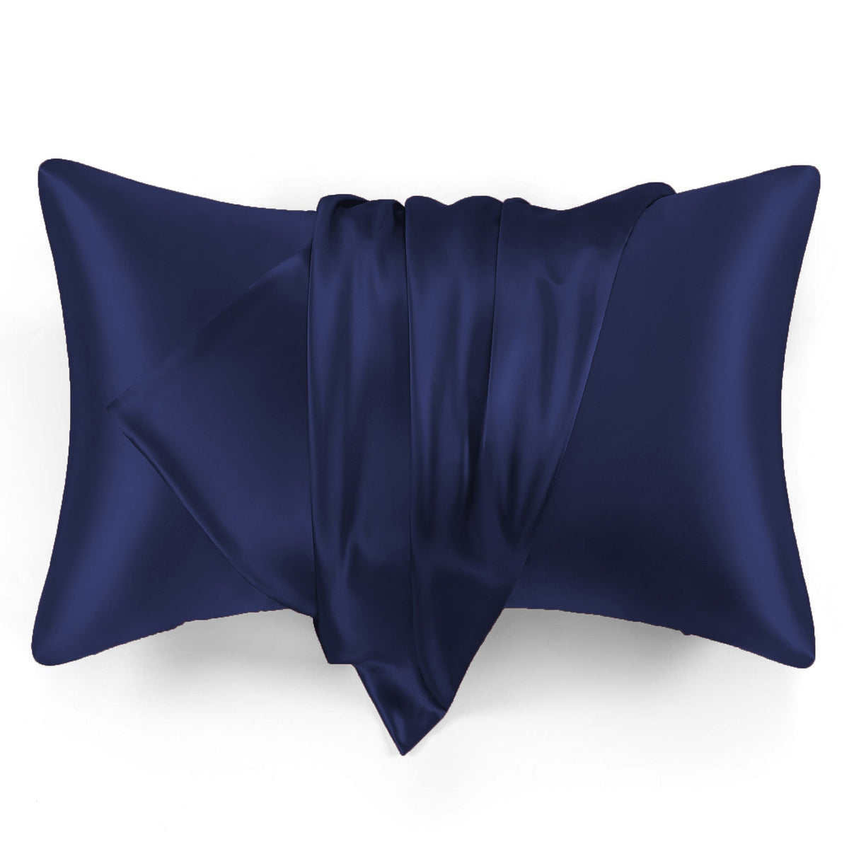 Mulberry silk pillowcase navy
