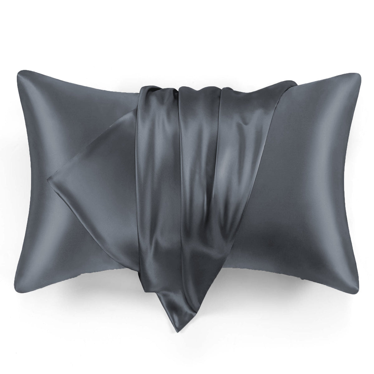 Mulberry silk pillowcase gray