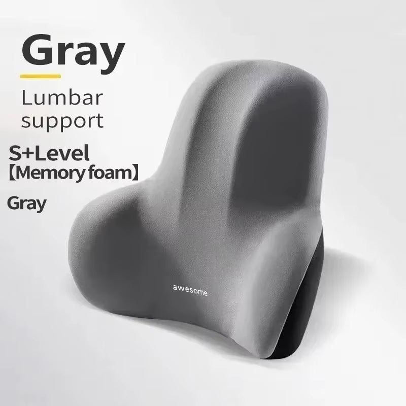 Lumbar pillow gray